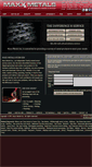 Mobile Screenshot of maxxmetals.com